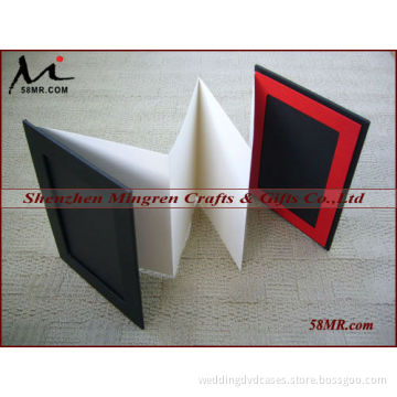 accordion leather photo holder